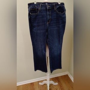 St John's Bay Denim Cropped Flare Jeans